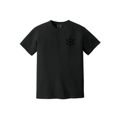 XLarge Black T-Shirt with Black Logo